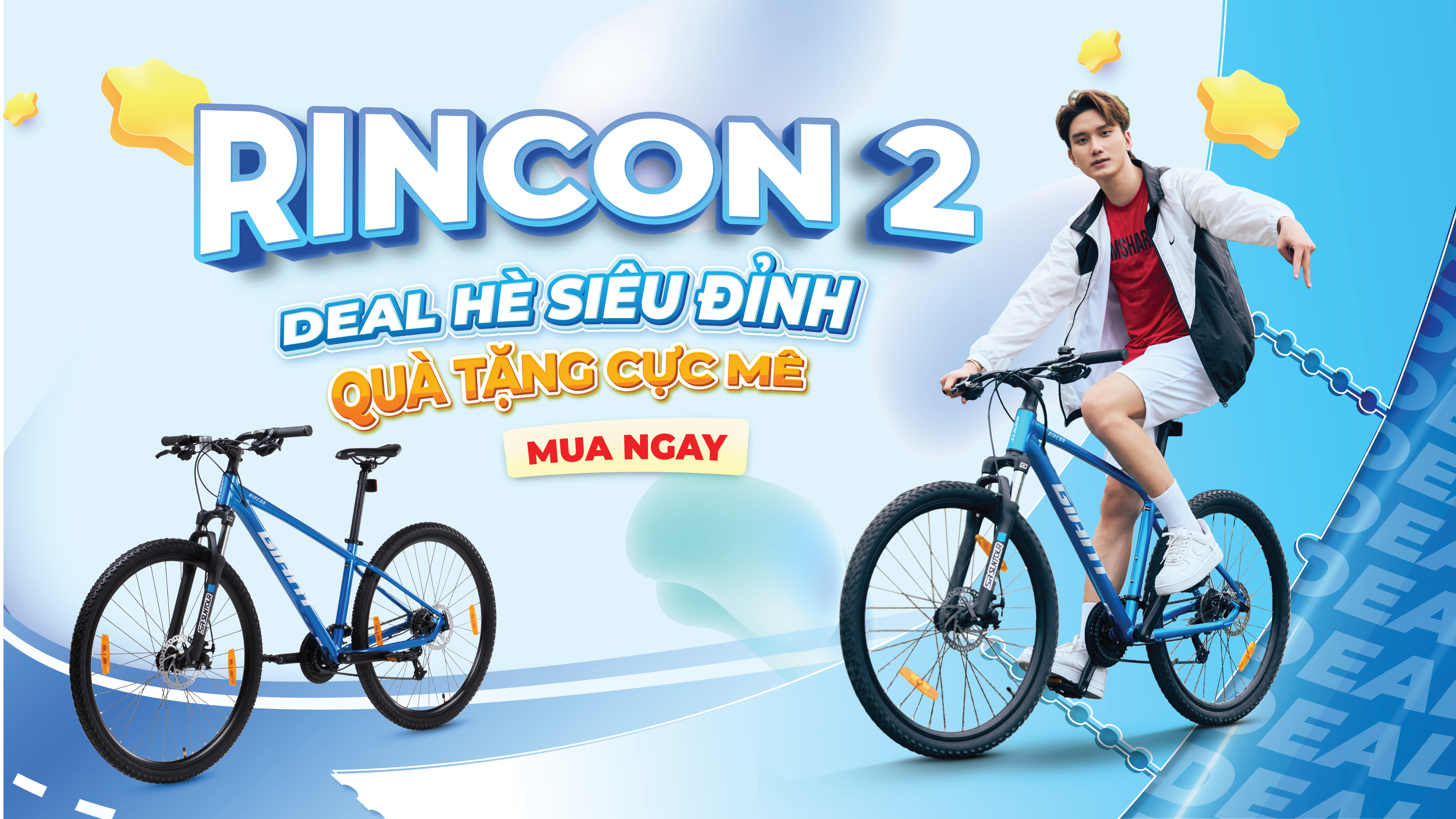 DEAL HÈ SIÊU ĐỈNH - QUÀ TẶNG CỰC MÊ KHI MUA XE ĐẠP ĐỊA HÌNH GIANT RINCON 2 