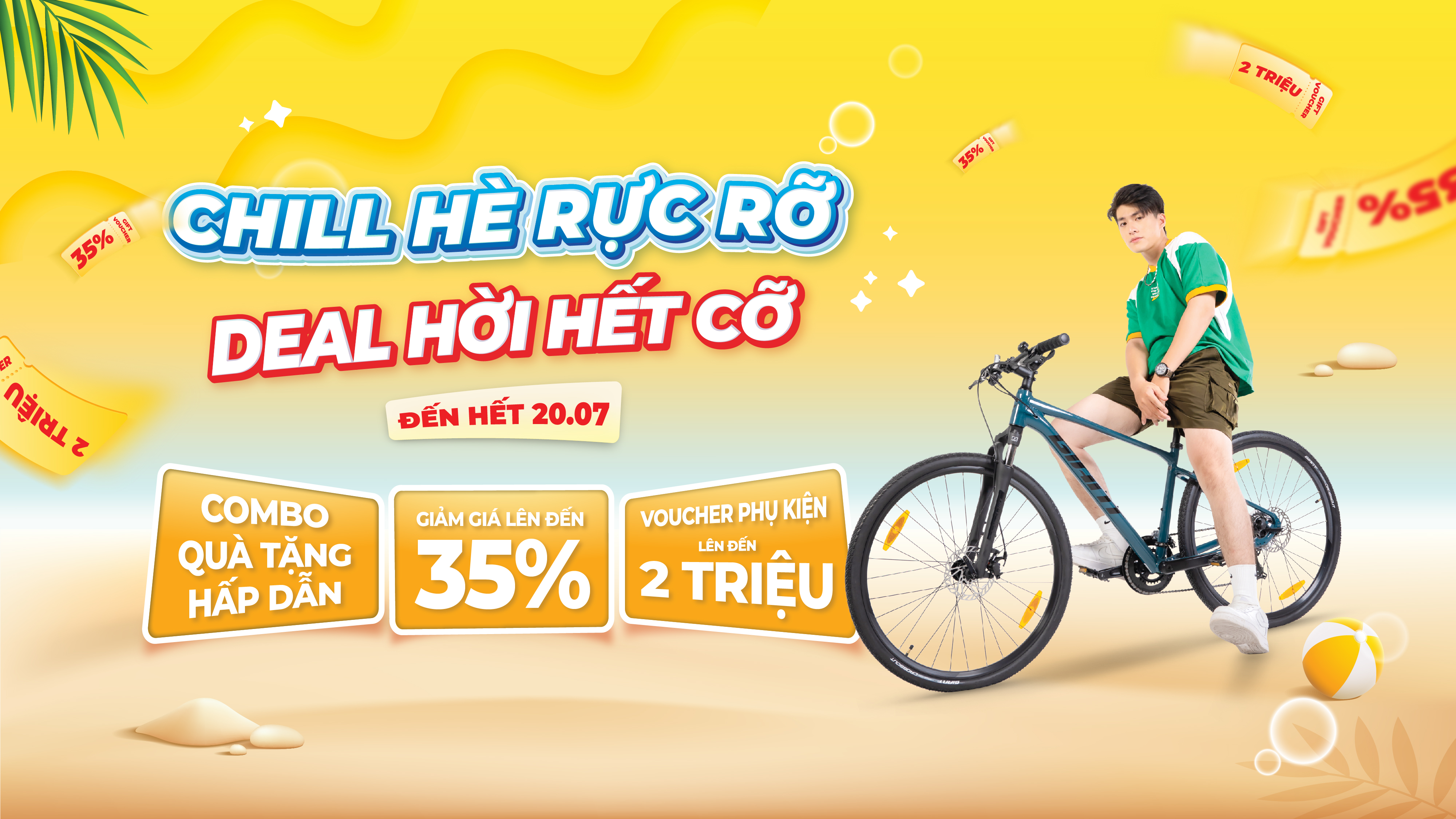 CHILL HÈ RỰC RỠ – DEAL HỜI HẾT CỠ: SĂN XE ĐẠP GIÁ SỐC, NHẬN QUÀ KHỦNG TẠI XEDAP.VN