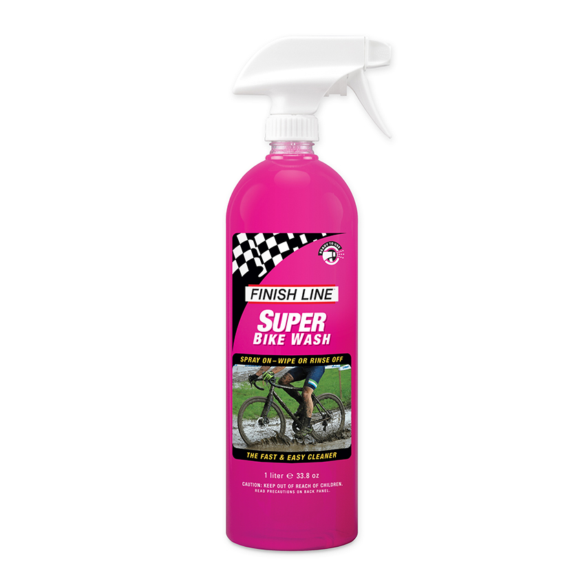 Dung Dịch Vệ Sinh Dầu Mỡ Sinh Học Cho Xe Đạp 1000ml Dạng Xịt FINISH LINE Super Bike Wash Spray Bottle