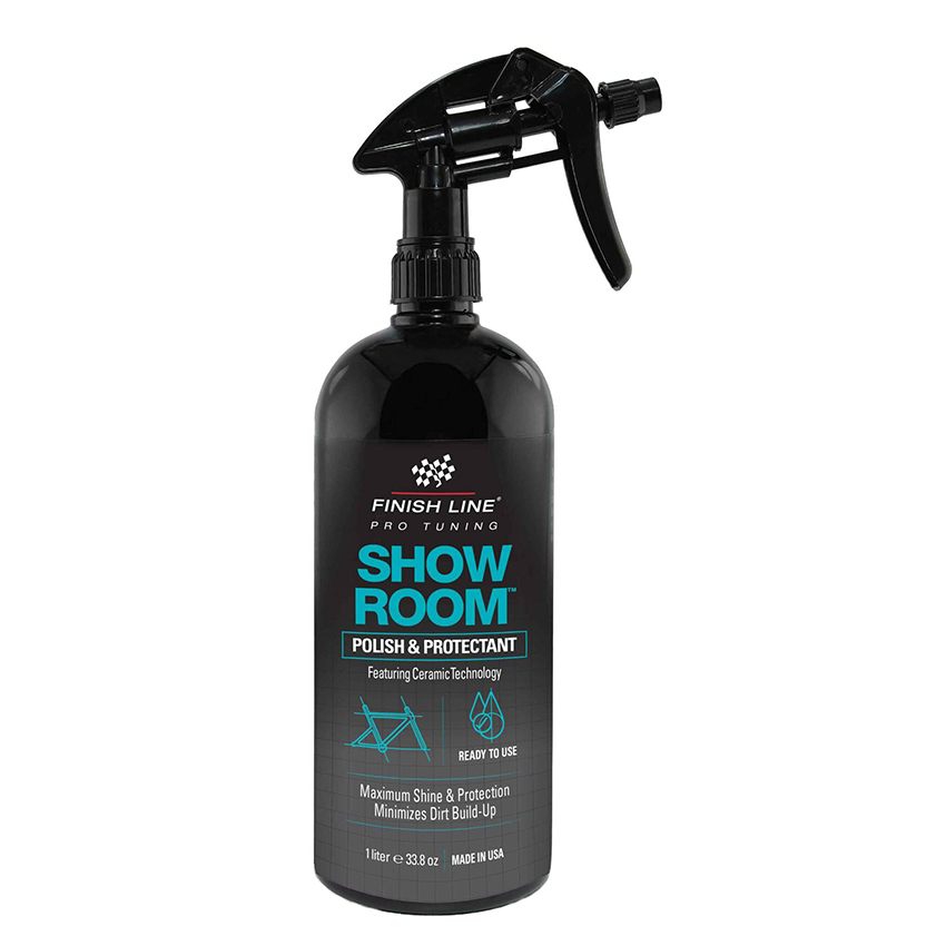 Dung Dịch Đánh Bóng Và Bảo Vệ Bề Mặt Dùng Cho Xe Đạp 1000ml Dạng Xịt FINISH LINE Ceramic Showroom Polish & Protectant Spray Bottle