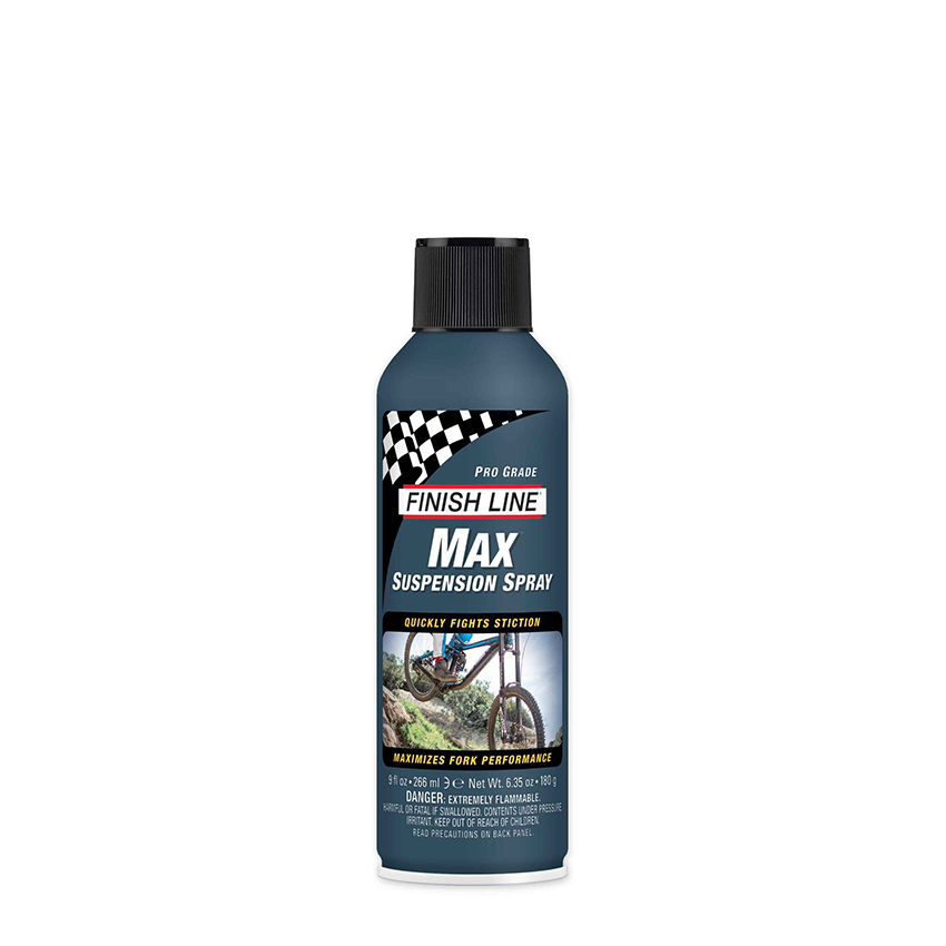 Dung Dịch Bôi Trơn Dạng Xịt Cho Phuộc Xe Đạp 266ml Dạng Xịt FINISH LINE Max Suspension Spray Aerosol