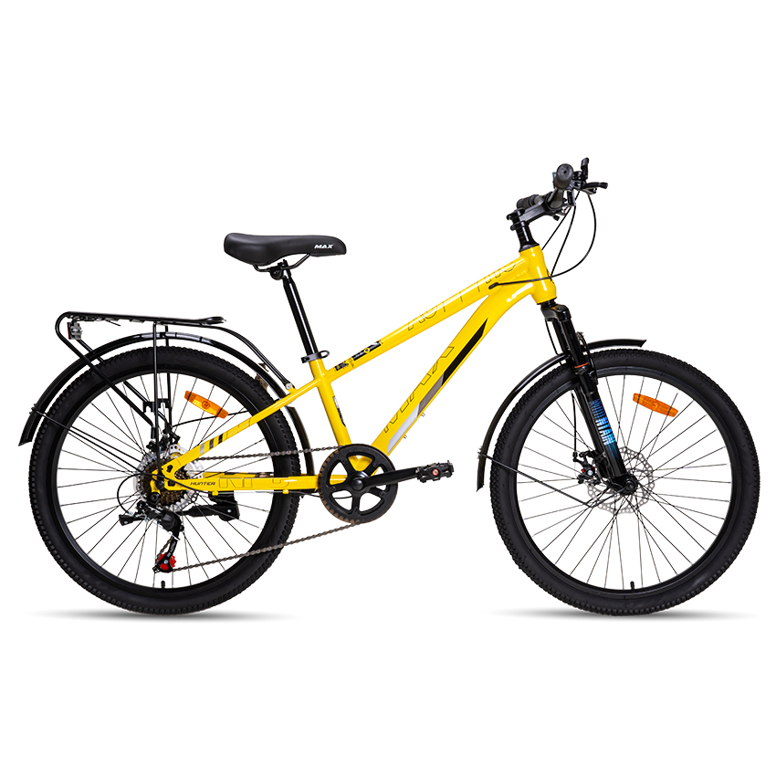 Xe Đạp Địa Hình MTB MAX BIKE Hunter - Phanh Đĩa, Bánh 24 Inches