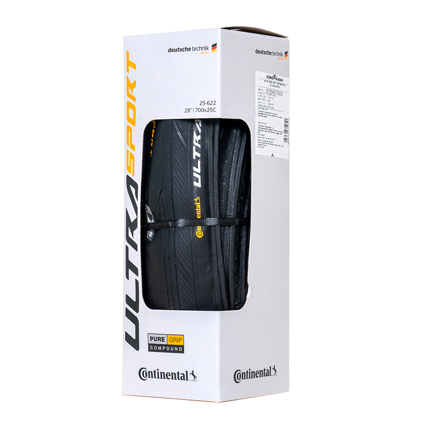 Vỏ Xe Đạp Gấp 700x25C CONTINENTAL Ultrasport3 Foldable Bicycle Tire