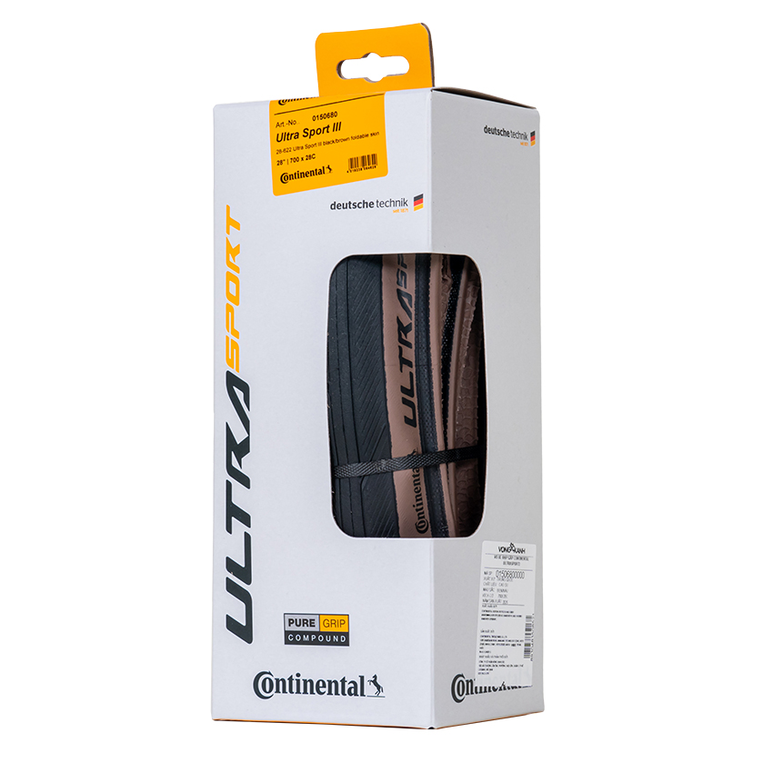 Vỏ Xe Đạp Gấp 700x28C CONTINENTAL Ultrasport3 Foldable Bicycle Tire