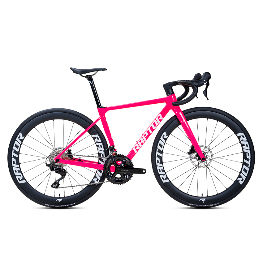 Xe Đạp Đua Đường Trường Road RAPTOR Hawk - Phanh Đĩa, Bánh 700C