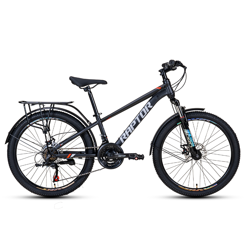 Xe Đạp Địa Hình MTB RAPTOR Hunter 1B - Phanh Đĩa, Bánh 24 Inches