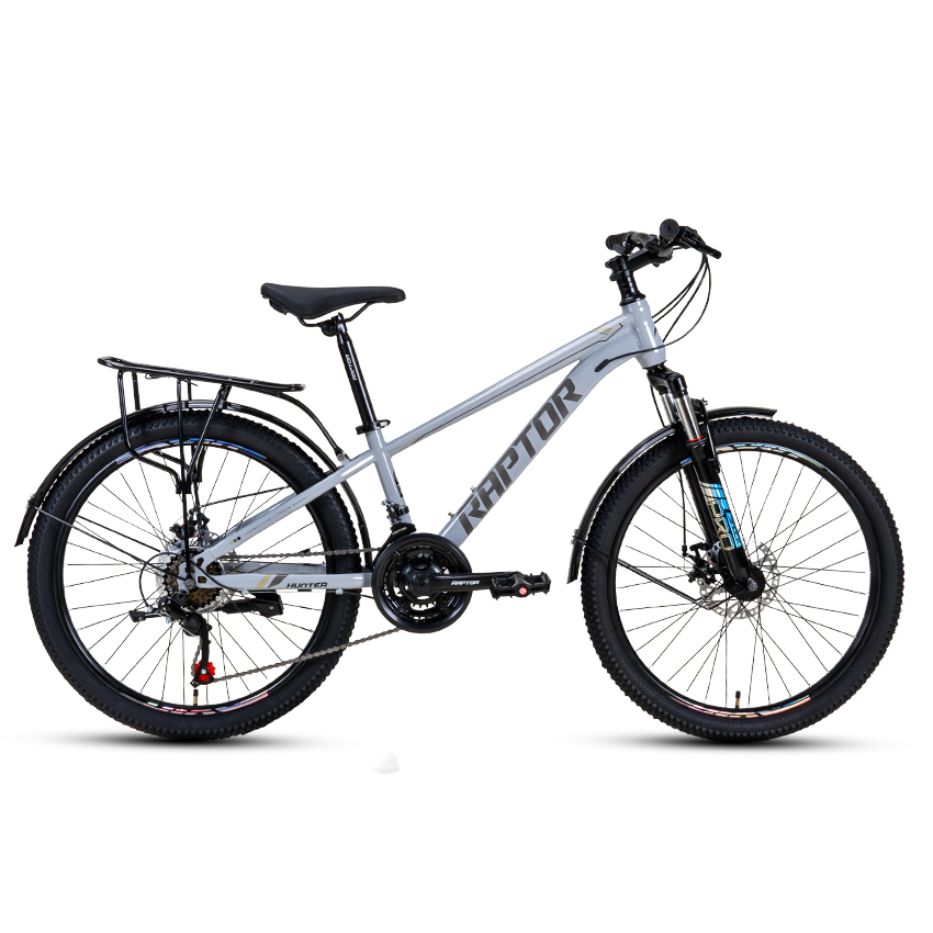 Xe Đạp Địa Hình MTB RAPTOR Hunter 1B - Phanh Đĩa, Bánh 24 Inches