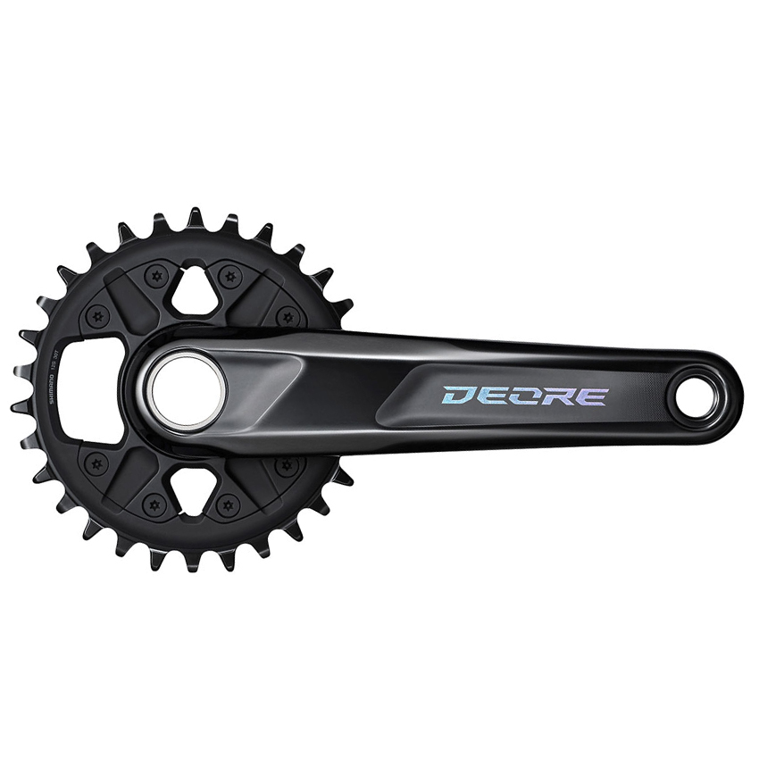 Bộ Giò Dĩa Xe Đạp SHIMANO Deore FC-M6100-1, For Rear 12-Speed, 2-PCS FC, 170mm, 30T W/O CG, W/O BB Parts, For Chain Line 52mm Front Chainwheel