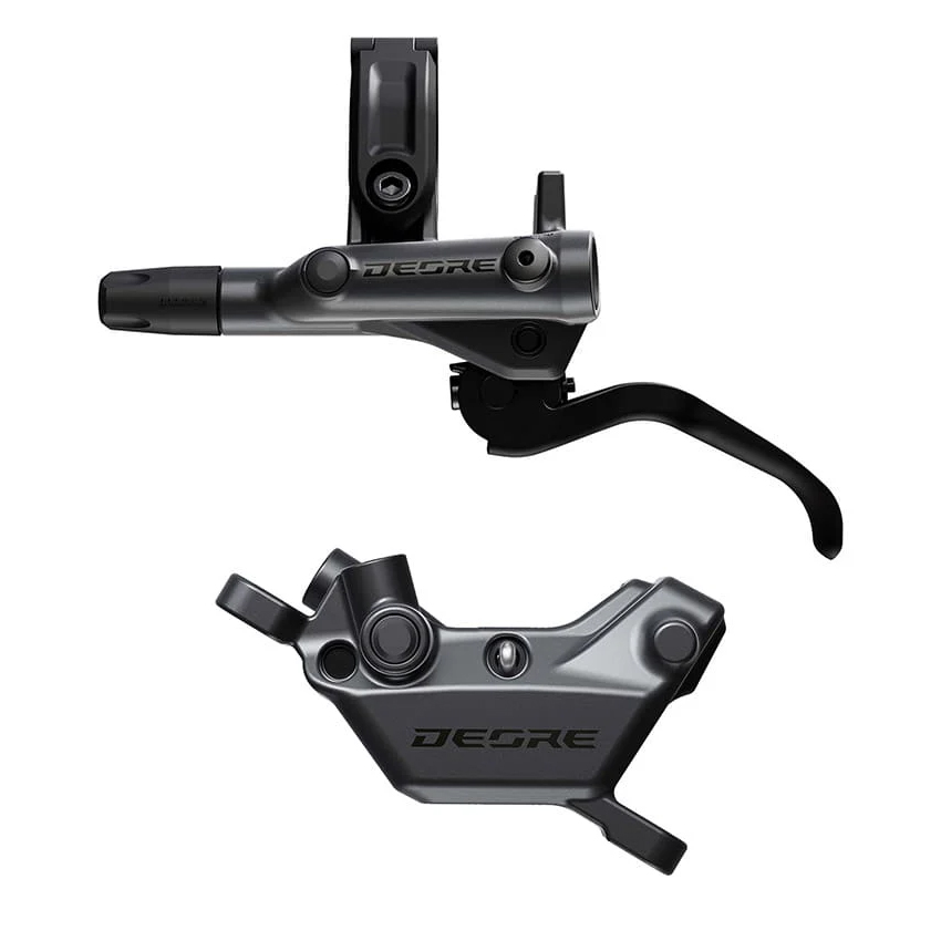Bộ Thắng Đĩa Trước Xe Đạp SHIMANO Deore, BL-M6200(L), BR-M6220(F), W/O Adapter, Resin Pad (W/O FIN)