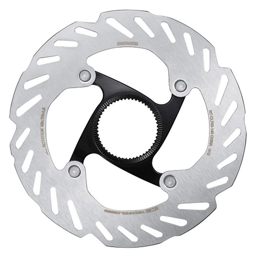 Đĩa Thắng Xe Đạp SHIMANO  RT-CL700 SS 140mm, W/Lock Ring (External Spline) Rotor For Disc Brake