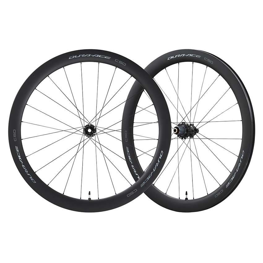 Bộ Bánh Xe Đạp SHIMANO WH-R9270-C50-TL Dura-Ace F:24H/R:24H, FOR 12-S, OLD:100/142mm, F/R:12mm E-Thru, Tubeless, W/Tubeless Tape, W/BAG For CL Disc Tubeless Wheelset