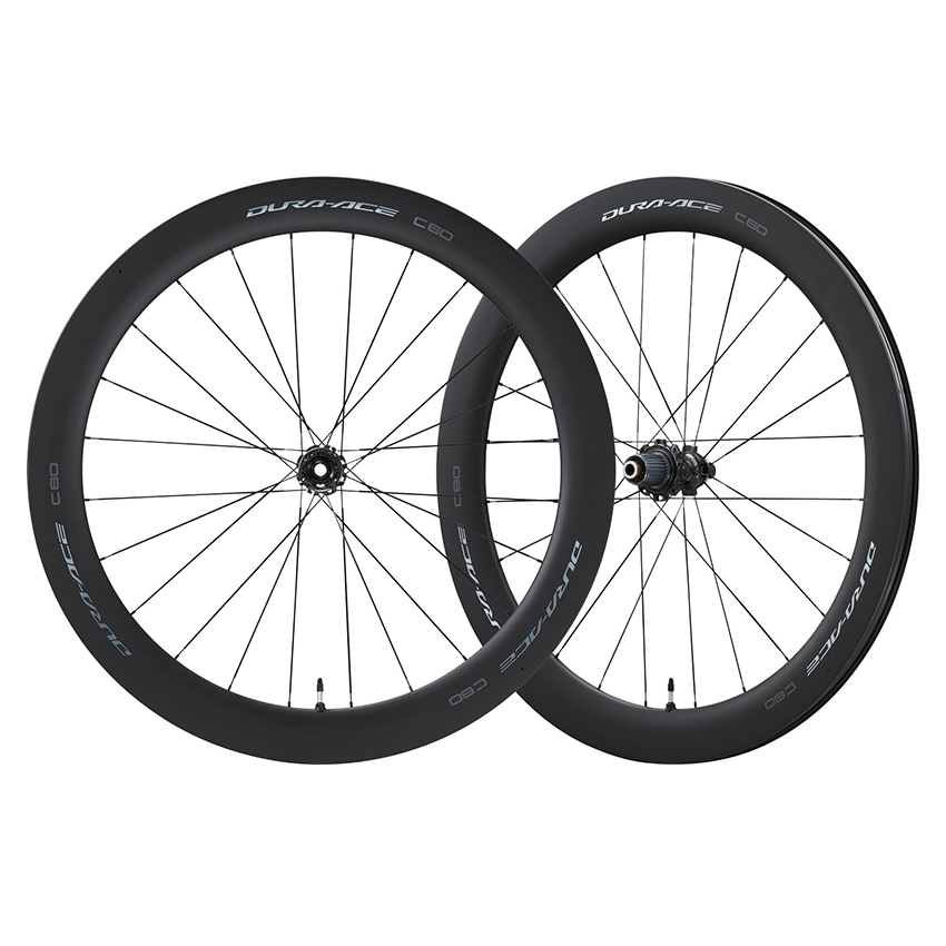 Bộ Bánh Xe Đạp SHIMANO Dura-Ace, WH-R9270-C60-HR-TL , F:24H/R:24H, For 12-S, OLD:100/142mm, F/R:12mm E-Thru, Tubeless, W/Tubeless Tape, W/BAG For CL Disc Wheelset