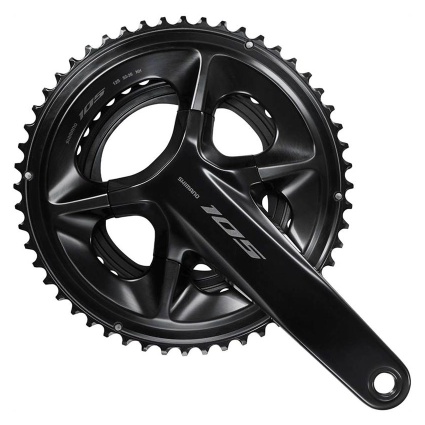 Giò Dĩa Xe Đạp SHIMANO 105 FC-R7100 For Rear 12-Speed, Hollowtech 2, 165mm, 52-36T W/O CG, W/O BB  Parts Front Chainwheel
