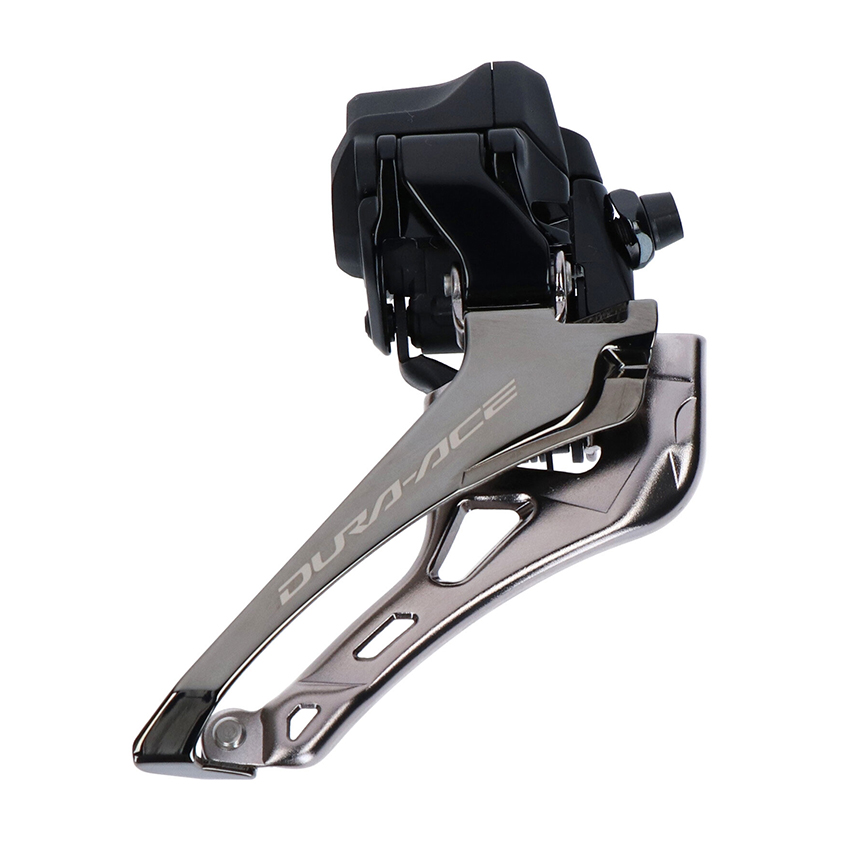 Cùi Đề Trước Xe Đạp SHIMANO Dura-Ace R9250 For Rear 12-Speed, Down-Swing, Brazed-On Type,  CS-Angle:61-66, For Top Gear:46-54T, CL:44.5mm Front Derailleur