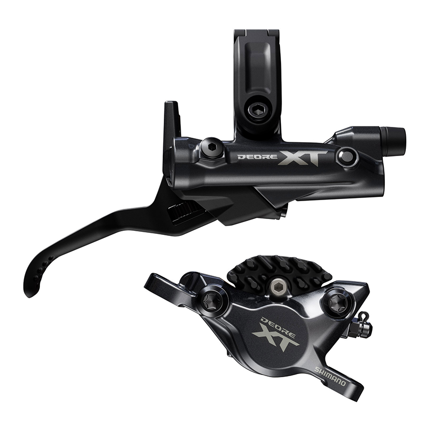 Bộ Thắng Đĩa Sau Xe Đạp SHIMANO Deore XT, BL-M8200(R), BR-M8200(R), W/O Adapter, Metal Pad (W/Fin), 1700mm Hose (SM-BH90-SBM Black), W/Connecter Insert, Disc Brake Assembled Set/J-Kit Direct