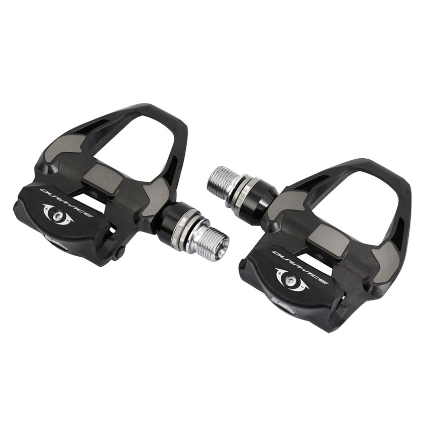 Pedal Xe Đạp SHIMANO PD-R9100, Dura-Ace, SPD SL, W/O Reflector, W/Cleat (SM-SH12), 4mm Longer Axle