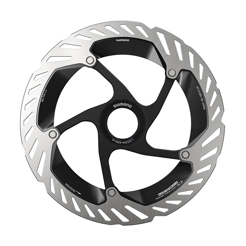 Đĩa Thắng Xe Đạp SHIMANO RT-CL900, M 180mm, W/Lock Ring (External Serration) Rotor For Disc Brake