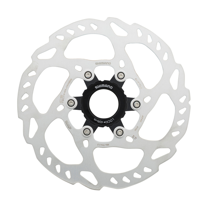 Đĩa thắng Xe Đạp SHIMANO SM-RT70, M 180mm, W/Lock Ring (External Serration) Rotor For Disc Brake