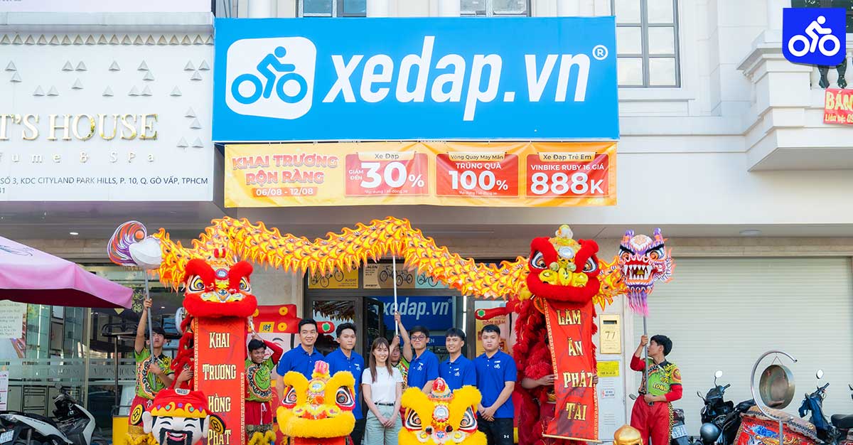 Cửa hàng Xedap.vn KDC Cityland, Gò Vấp chính hãng, uy tín