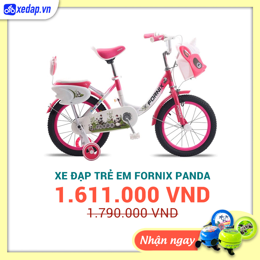 Xe Đạp Trẻ Em FORNIX Panda – Bánh 16 Inches