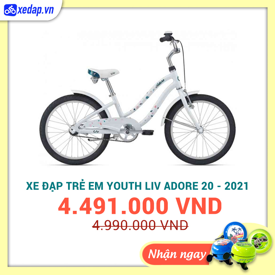 Xe Đạp Trẻ Em YOUTH Liv Adore 20 – Bánh 20 Inches – 2021
