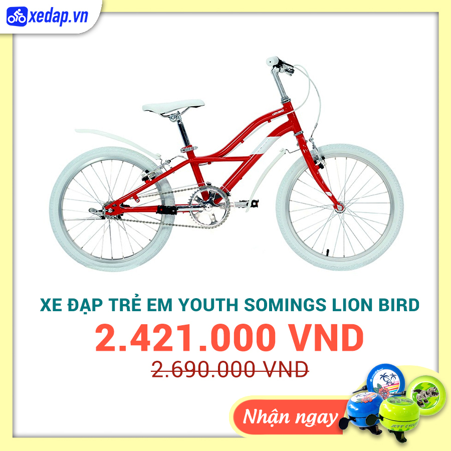 Xe Đạp Trẻ Em Youth SOMINGS Lion Bird – Bánh 20 Inches
