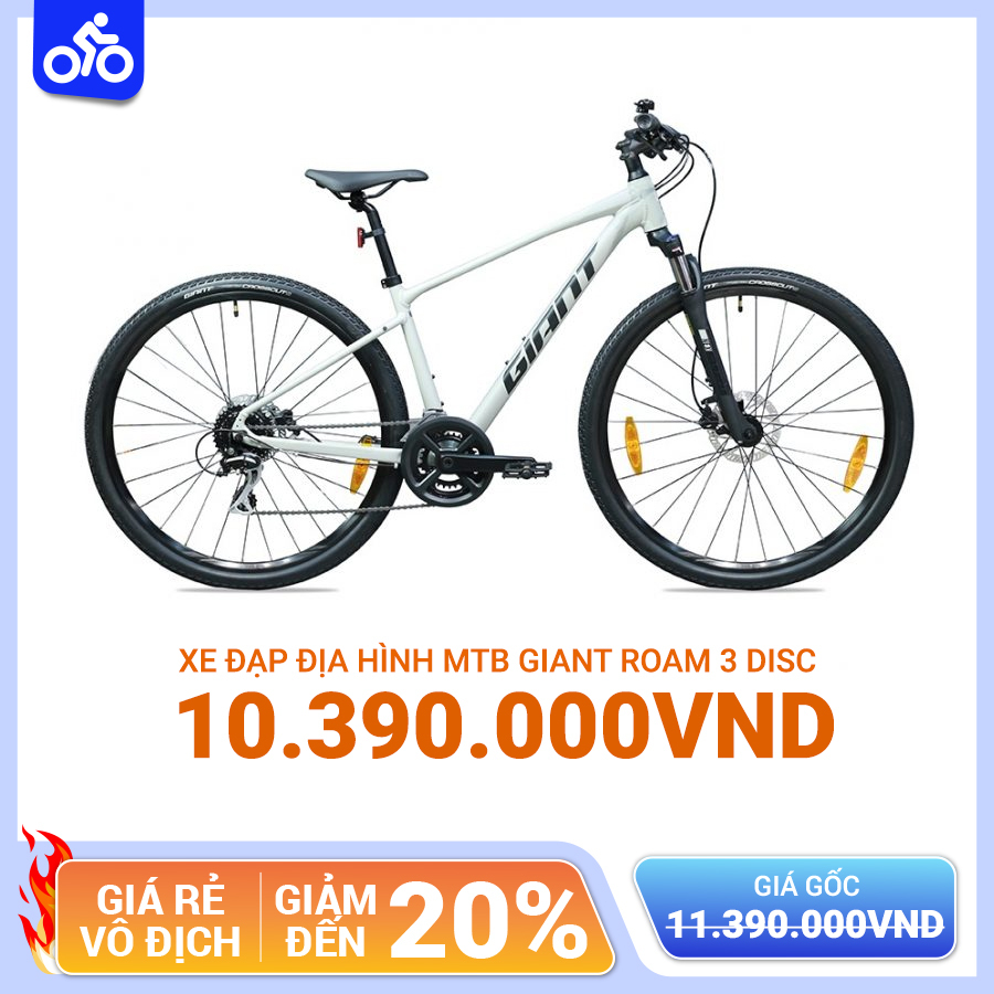 Xe Đạp Địa Hình MTB GIANT Roam 3 Disc – Phanh Đĩa, Bánh 700C – 2021
