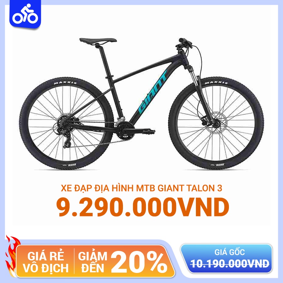 Xe Đạp Địa Hình MTB GIANT Talon 3 – Phanh Đĩa, Bánh 27.5 Inches – 2021
