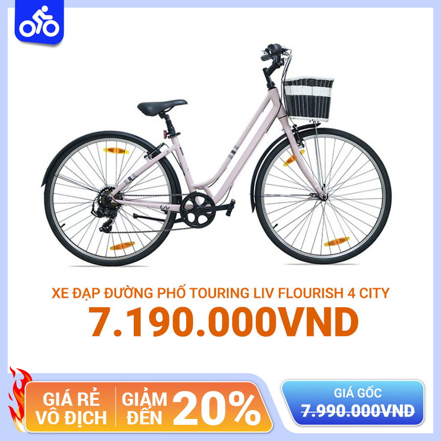 Xe Đạp Đường Phố Touring LIV Flourish 4 City – Bánh 700C – 2021
