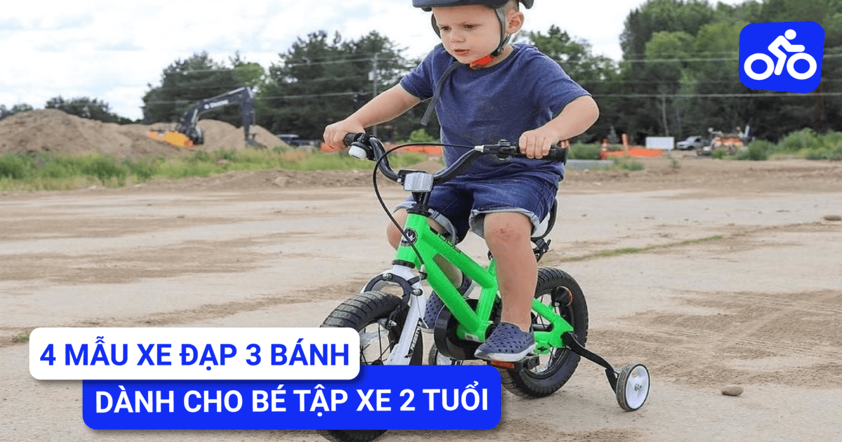 4 Mẫu xe đạp 3 bánh cho bé 2 tuổi giúp bé tập xe dễ dàng