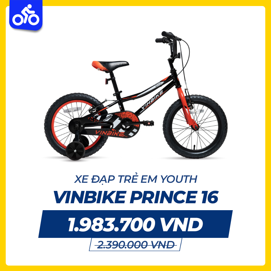 Xe Đạp Trẻ Em Youth VINBIKE Prince 16 – Bánh 16 Inches