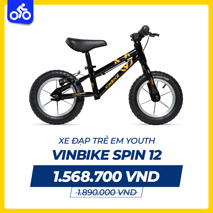 Xe Đạp Trẻ Em Youth VINBIKE Spin 12 – Bánh 12 Inches