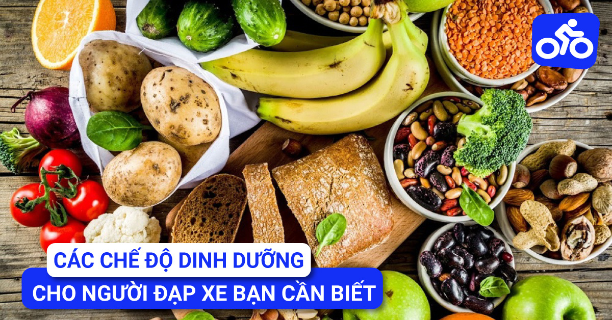 Các Chế Độ Dinh Dưỡng Cho Người Đạp Xe Bạn Cần Biết