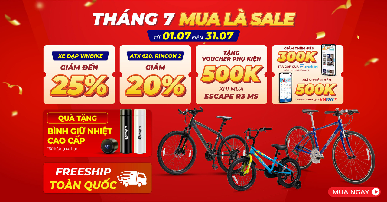 Tháng 7 – Sale Cực To Ưu Đãi Khỏi Lo