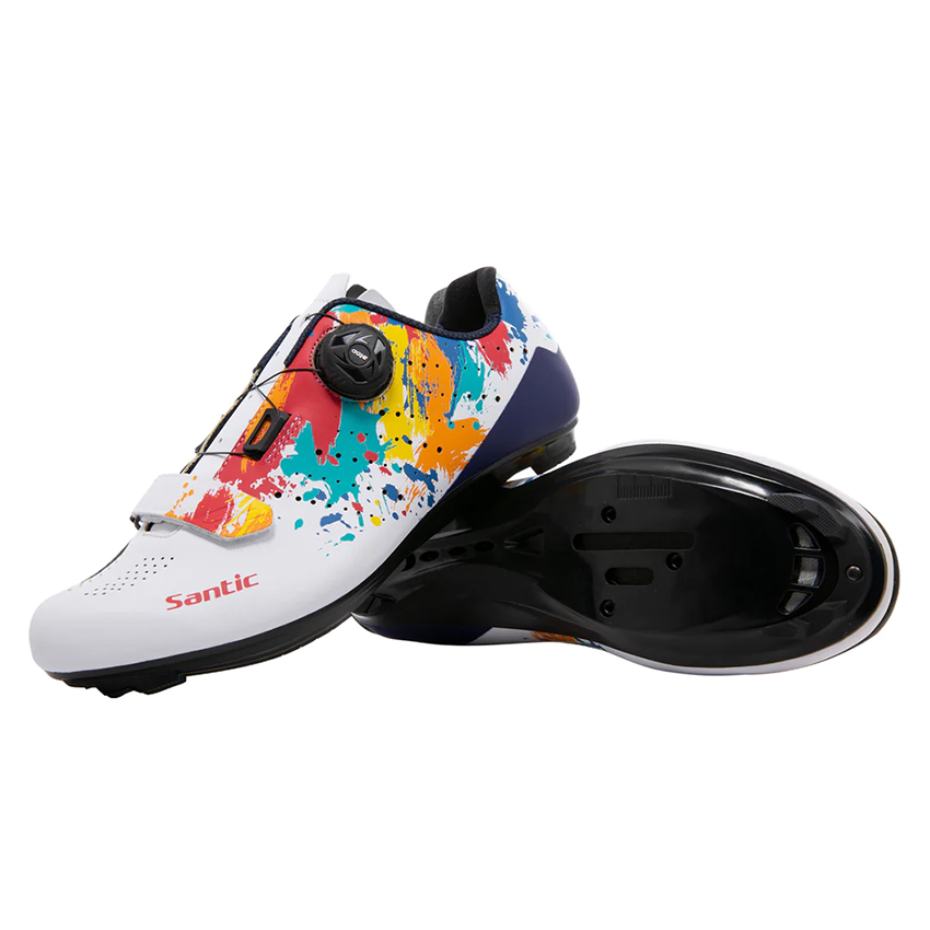  Giày Đạp Xe Road SANTIC Picasso Buckle Cycling Shoes