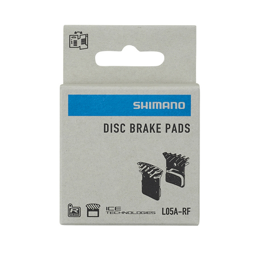  Gôm Thắng Đĩa Xe Đạp SHIMANO L05A-RF Resin Pad W/ Fin (L05A-RF) – 1 Cặp, Pad Spring, Combo Disc Brake Pad